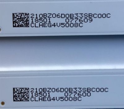 KIT DE LED'S PARA TV ELEMENT (2 PIEZAS) / NUMERO DE PARTE 303SW320040 / TPV-32ATW2-3030-0D35-2X6-201115-C / 210BZ06D0B33SBC00C / PANEL TPT320B5  - Imagen 3