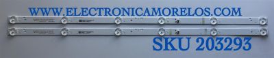KIT DE LED'S PARA TV ELEMENT (2 PIEZAS) / NUMERO DE PARTE 303SW320040 / TPV-32ATW2-3030-0D35-2X6-201115-C / 210BZ06D0B33SBC00C / PANEL TPT320B5 