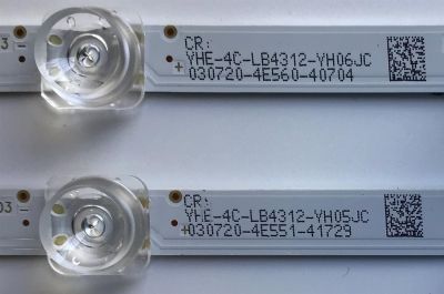 KIT DE LED'S PARA TV TCL (3 PIEZAS) / NUMERO DE PARTE TCL-43D8-3030FC-3X12 / TCL-43D8-3030FC-3X12-A-LX20191111 VER 4 / TCL-43D8-3030FC-3X12-A-LX20191111 VER 4 / YHE-4C-LB4312-YH / PANEL LVU430NEBL CD9W00 / MODELO 43S525 - Imagen 4