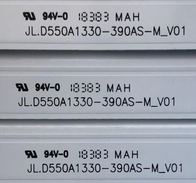 KIT DE LED'S PARA TV ELEMENT (5 PIEZAS) / NUMERO DE PARTE JL.D550A1330-390AS-M / JL.D550A1330-390AS-M_V01 / 21006942 / PANEL LSC550FN11 / MODELOS E4SW5518 / E4SFT5517 H8D1H  - Imagen 2