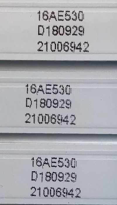 KIT DE LED'S PARA TV ELEMENT (5 PIEZAS) / NUMERO DE PARTE JL.D550A1330-390AS-M / JL.D550A1330-390AS-M_V01 / 21006942 / PANEL LSC550FN11 / MODELOS E4SW5518 / E4SFT5517 H8D1H  - Imagen 3
