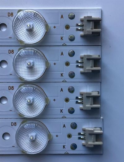 KIT DE LED'S PARA TV ELEMENT (4 PIEZAS) / NUMERO DE PARTE 303TH390045 / TFMT39D08-ZC21AG-02 / TH390M15 / 112600033 / PANEL T390DXB(P)-(DLED) / MODELO ELEFW3916 - Imagen 2