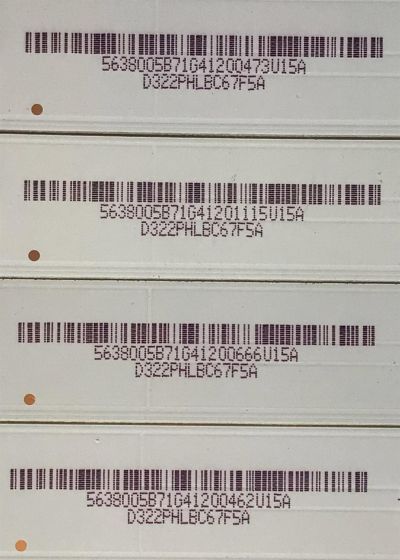 KIT DE LED'S PARA TV VIZIO (12 PIEZAS) / NUMERO DE PARTE 130926-WS-550-014 / 131007-WS-550-014 / 130926-WS-550-014-LAKERS-A5-L / 131007-WS-550-014-LAKERS-A5-R / 5638005B71G / PANEL T550HVN03.0 / MODELO E550I-B2 - Imagen 2