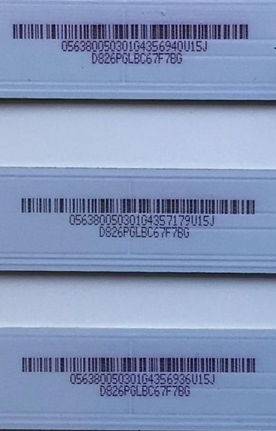 KIT DE LED'S PARA TV VIZIO (12 PIEZAS) / NUMERO DE PARTE 56.38005.030 / 131210-WS-550-014-LAKERS-C8-R / 131210-WS-550-014-LAKERS-C8-L / PANEL'S T550HVN03.0 / T550HVN03.2 / MODELOS E550I-B2 / E550I-B2 LWZ2PPAQ - Imagen 4