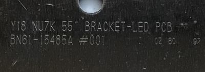 LED PARA TV SAMSUNG (1 PIEZA) / NUMERO DE PARTE BN96-50379A / 50379A / L1_TU85_ES_DUM_S40(1)_R1.4_TCR_100 / LM41-00852A / BN61-15485A / PANEL CY-NT055HGAV1H / MODELO UN55TU850DFXZA - Imagen 3