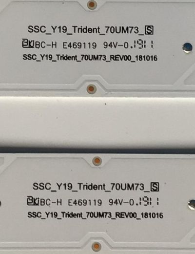 KIT DE LED'S PARA TV LG (5 PIEZAS) / NUMERO DE PARTE EAV64492501 / SSC_Y19_TRIDENT_70UM73_S / SSC_Y19_TRIDENT_70UM73_REV00_181016 / PANEL NC700DQE-VSHX1 / MODELOS 70UM6970PUA / 70UM6970PUA.BUSMLOR / 70UM7370PUA.BUSMLJR - Imagen 3