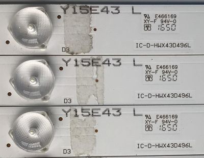KIT DE LED'S PARA TV VIZIO (10 PIEZAS) / NUMERO DE PARTE IC-D-HWX43D496 / IC-D-HWX43D496L / IC-D-HWX43D496R / 056.38005.0531 / PANEL T430HVN01.0 / MODELO D43-D2 - Imagen 5