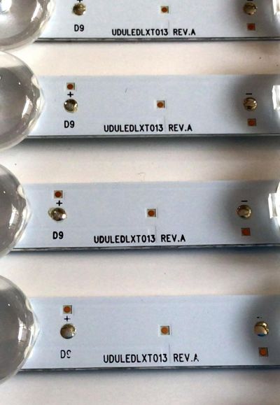 KIT DE LED'S PARA TV PHILIPS ((6 PIEZAS)) / NUMERO DE PARTE LB6507B / LB6507B V0_00 / UDULEDLXT013 REV.A / 81428 BC-J E469119 / 65W11S1P / PANEL'S UBF85XA-G029 / HV650QUB-F90 / LC650EGY(SM)(M5) / MODELOS 65PFL5604/F7 / 65PFL5504/F7 / 65PFL4864/F7  - Imagen 4
