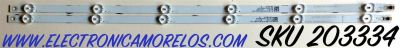 KIT DE LED'S PARA TV VIZIO (2 PIEZAS) / NUMERO DE PARTE GJVIZIO322X6VB39 / LB-DM3030-GJVIZIO322X6VB39-J / LB-DM3030-GJVIZIO322X6VB39-T / 210BZ06D0B334BC05X / 32VB39 / PANEL TPT315B1-1B01.L S22A / MODELO D32F-G1