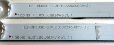 KIT DE LED'S PARA TV VIZIO (2 PIEZAS) / NUMERO DE PARTE GJVIZIO322X6VB39 / LB-DM3030-GJVIZIO322X6VB39-J / LB-DM3030-GJVIZIO322X6VB39-T / 210BZ06D0B334BC05X / 32VB39 / PANEL TPT315B1-1B01.L S22A / MODELO D32F-G1 - Imagen 4