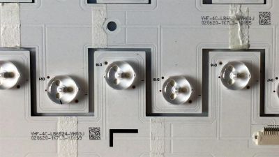 KIT DE LED'S PARA TV TCL (10 PIEZAS) / NUMERO DE PARTE YHF-4C-LB6524-YH / TCL-65R62_L-3030-5X24ea_NC20190413 VER.2 /  YHF-4C-LB6524-YH03J / PANEL LVU650NDBL  CD9W04 / MODELOS 65R625 / 65R625 LDAA - Imagen 4