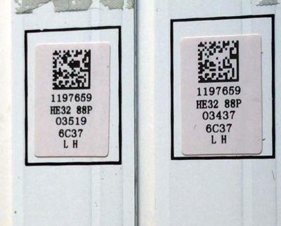 KIT DE LED'S PARA TV SHARP (2 PIEZAS) / NUMERO DE PARTE LB32119 / LB32119 V0 / 1197659 / E469119 / MODELO LC-32LB601U - Imagen 2