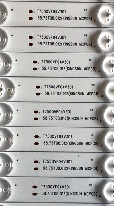 KIT DE LED'S PARA TV VIZIO (24 PIEZAS) / NUMERO DE PARTE LB75019 / LB75019 V5_04-KS / T750QVF04V301 / 58.75T08.012 / 81010 / 21935B / PANEL T750QVF04.5 / MODELO P75Q9-H1 - Imagen 4