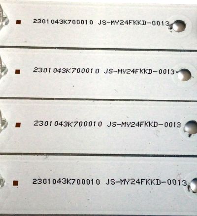 KIT DE LED'S PARA TV SCEPTRE (4 PIEZAS) / NUMERO DE PARTE 3BL-T8454102-12 / 2301043K700010 / JS-MY24FKKD-0013 / PANEL LC430EGY(SH)(M1) / MODELOS U43 / U43 LMIV58AA - Imagen 3