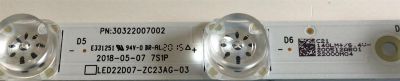 LED PARA TV INSIGNIA (1 PIEZA) / NUMERO DE PARTE 30322007002 / LED22D07-ZC23AG-03 / 22000M04 / PANEL T215HVN01.1 / MODELO NS-22D510NA19 - Imagen 2