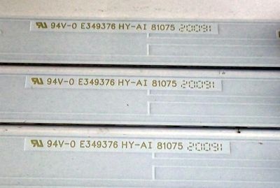 KIT DE LED'S PARA TV INSIGNIA (3 PIEZAS) / NUMERO DE PARTE LB4310F / LB4310F V0_03 / 81075 / E349376 HY-AI / MODELO NS-43D510NA21 - Imagen 3