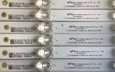 KIT DE LED'S PARA TV VIZIO (12 PIEZAS) / NUMERO DE PARTE 303HX650040 / HFSX65D06-ZC56AG-05 / HX650M09 / 200708AB04 / PANEL HV650QUB-F10 / MODELO V655-H4 - Imagen 3