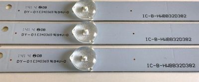 KIT DE LED'S PARA TV INSIGNIA (3 PIEZAS) / NUMERO DE PARTE IC-B-HWBB32D382 / 570202000528 / PGH-B01-F7+009 / PANEL SM315TCA10 D0307  / MODELO NS-32D311NA15 - Imagen 2