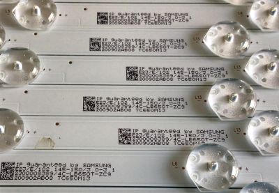 KIT DE LED'S PARA TV RCA (8 PIEZAS) / NUMERO DE PARTE 303TC650042 / TCL65D07-ZC22AG-03E / TC650M13 / 4C-LB650T-ZC9 / PANEL LVU650CSDX / MODELO RTRV 6527-C-US - Imagen 2