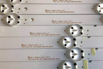 KIT DE LED'S PARA TV VIZIO (10 PIEZAS) / NUMERO DE PARTE FY19 VIZIO 60 INCH_TYPEA_V605_R03_181210 / FY19 VIZIO 60 INCH_TYPEB_V605_R03_181210 / FM328 / FL328 / K0320 / PANEL SD600DU1-1 / MODELO V605-G3 - Imagen 2