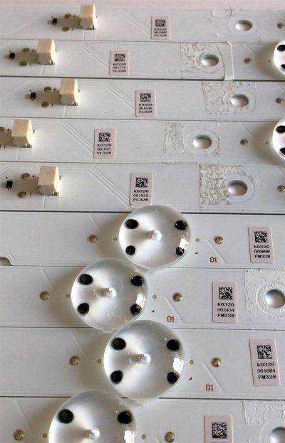 KIT DE LED'S PARA TV VIZIO (10 PIEZAS) / NUMERO DE PARTE FY19 VIZIO 60 INCH_TYPEA_V605_R03_181210 / FY19 VIZIO 60 INCH_TYPEB_V605_R03_181210 / FM328 / FL328 / K0320 / PANEL SD600DU1-1 / MODELO V605-G3 - Imagen 5