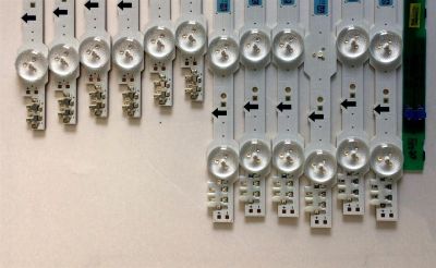 KIT DE LEDS ORIGINAL PARA TV SAMSUNG 12 PIEZAS / NUMERO DE PARTE BN96-32178A / BN96- 32179A / 32178A / 32179A / SAMSUNG_2014SVS_UHD_50_3228_L08_REV1.1 / R06_REV1.1 / LM41-00088Z / LM41-00088Y / PANEL CY-GH050HGNV9H / MODELO UN50HU6950FXZA / UN50HU6900FXZA - Imagen 6