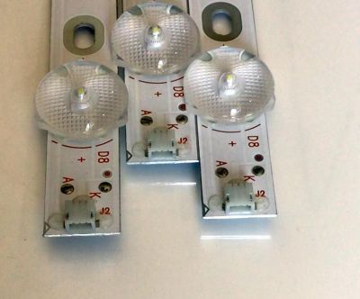 KIT DE LED'S PARA TV  ELEMENT (3 PIEZAS) / NUMERO DE PARTE 303KK400033 / KSKK40D08-ZC22AG-03 / KK400M05 / PANEL MD4012YTSF / MODELOS ELFW4017BF / ELST4017 J7G5M - Imagen 2