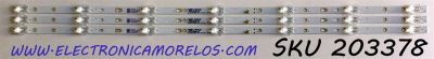 KIT DE LED'S PARA TV (3 PIEZAS) / NUMERO DE PARTE 30339007042 / LED39D07-ZC26AG-02 / 39000M79 / C20C21 / 191120AF6 / E78030 / 6710-A0 