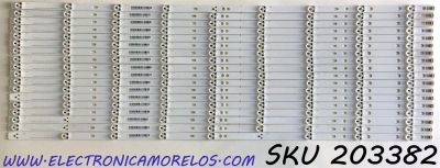 KIT DE LED'S PARA TV SONY (18 PIEZAS) / NUMERO DE PARTE SVA650A09_REV04_9LED_140618 / SD65S0AE0 / PANEL T650QVF06.2 / MODELOS XBR-65X850C / XBR65X850C