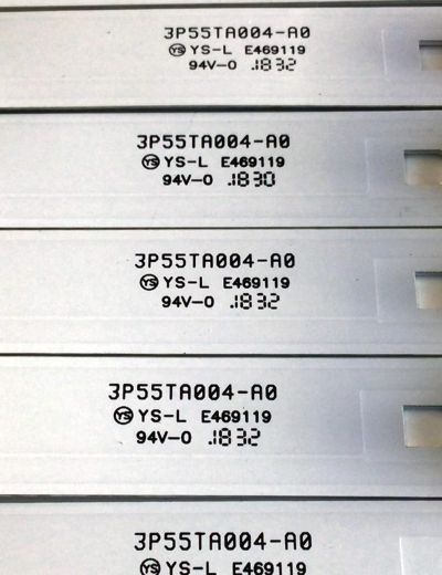 KIT DE LED'S PARA TV ELEMENT (10 PIEZAS) / NUMERO DE PARTE 3P55TA004-A0 / 4655TA003 / 112600165-YC00 / 18AE630BN180811 / PANEL LC546PU2L02 / MODELO E4STA5517 / E4STA5517 D8HYM - Imagen 4