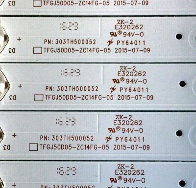 KIT DE LED'S PARA TV ELEMENT (10 PIEZAS) / NUMERO DE PARTE 303TH500052 / TFGJ50D05-ZC14FG-05 / TH500M22 / 910-500-1047 / PANEL T500-16A-DLED / MODELOS ELST5016S / ELST5016S B6A2M / C6A2M / C6A9M / D6A2M / ELST5016S E6A9M / E6C0M / F6C0M / G6C0M - Imagen 3