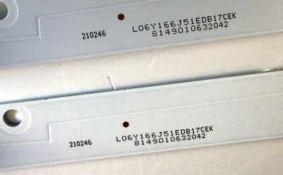 KIT DE LED'S PARA TV ELEMENT / PROSCAN (2 PIEZAS) / NUMERO DE PARTE CRH-K32K6003030T020672M / CRH-K32K6003030T020672M-REV1.2W / L06Y166J51EDB17CEK / 8149010632042 / PANEL CN320CN7260 / MODELOS ELEFW328 / ELST3216H H7B9M / PLDV321300 A1703 / IM-49US820 - Imagen 2