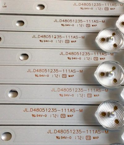 KIT DE LED'S PARA TV ELEMENT ((10 PIEZAS)) / NUMERO DE PARTE JL.D48051235-111AS-M / A12G630 / N1706505 / T101  21005948 / PANEL'S LSC480HN08-802 / MODELO 48" - Imagen 4