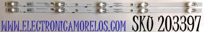 KIT DE LED'S PARA TV HISENSE (2 PIEZAS) / NUMERO DE PARTE LB32129 / LB32129 V0 / LB32129 V1 / JHD315V1H01-TXL1+2019111401 / JHD315V1H73-TXL1B1+2019111401 / PANEL JHD315V1H01-TXL1/S0/GM/ROH / MODELO 32H4030F1