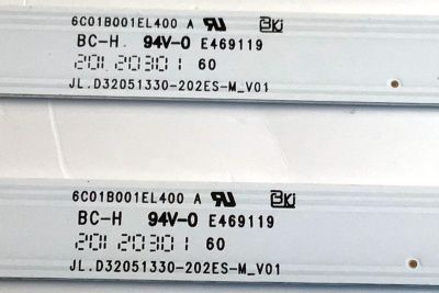 KIT DE LED'S PARA TV VIZIO (2 PIEZAS) / NUMERO DE PARTE JL.D32051330-202ES-M / JL.D32051330-202ES-M_V01 / PANEL V320BJ8-D08 REV.C1 / MODELO D32H-G9 - Imagen 3