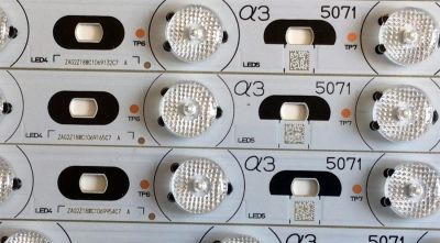 KIT DE LED'S PARA TV SHARP (INCOMPLETO 44 PIEZAS) NUMERO DE PARTE SN-AG-CU / HX-S(I).94-0 / 5069 / 5070 / 5071 / 5072 / 5073 / 5074 / PP/MP V1.0 PITCH 56MM / PANEL LK800D3GW40Z / MODELO LC-80LE844U - Imagen 4