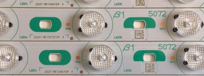 KIT DE LED'S PARA TV SHARP (INCOMPLETO 44 PIEZAS) NUMERO DE PARTE SN-AG-CU / HX-S(I).94-0 / 5069 / 5070 / 5071 / 5072 / 5073 / 5074 / PP/MP V1.0 PITCH 56MM / PANEL LK800D3GW40Z / MODELO LC-80LE844U - Imagen 5