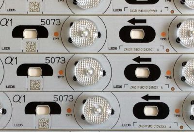 KIT DE LED'S PARA TV SHARP (INCOMPLETO 44 PIEZAS) NUMERO DE PARTE SN-AG-CU / HX-S(I).94-0 / 5069 / 5070 / 5071 / 5072 / 5073 / 5074 / PP/MP V1.0 PITCH 56MM / PANEL LK800D3GW40Z / MODELO LC-80LE844U - Imagen 6