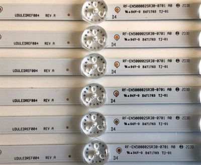 KIT DE LED'S PARA TV PHILIPS / (6 PIEZAS) / NUMERO DE PARTE UDULEDREF004 / RF-EN500002SR30-0701  A0 / UDULEDREF004  REV.A / 50W7S1P / MODELO 50PFL5604/F7  A - Imagen 2