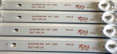 KIT DE LED'S PARA TV POLAROID (4 PIEZAS) / NUMERO DE PARTE DLED40KJAH / DLED40KJAH  4X7 1001 / PANEL LSC400HN01-8 / MODELO PTV4017ILED - Imagen 2