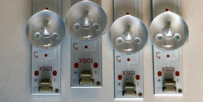 KIT DE LED'S PARA TV POLAROID (4 PIEZAS) / NUMERO DE PARTE DLED40KJAH / DLED40KJAH  4X7 1001 / PANEL LSC400HN01-8 / MODELO PTV4017ILED - Imagen 4