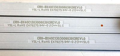 KIT DE LED'S PARA TV HISENSE (3 PIEZAS) / NUMERO DE PARTE CRH-BX40C130300603913 / CRH-BX40C130300603913REV1.0 / 201109X / 22796900 / PANEL V400HJ6-PE1 / MODELO 40H4030F - Imagen 2