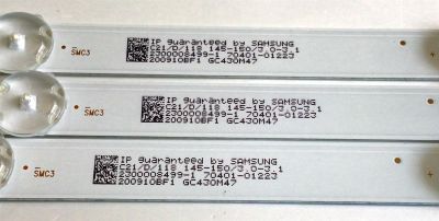 KIT DE LED'S PARA TV INSIGNIA (3 PIEZAS) / NUMERO DE PARTE 303GC430066 / 303GC430066D / GC43D08-ZC62AG-03 / GC430M47 / 70401-01223 / PANEL BOEI430WU1-01 / MODELO NS-43D420NA20 - Imagen 2