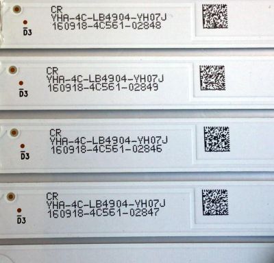 KIT DE LED'S PARA TV TCL (8 PIEZAS) / NUMERO DE PARTE 49D2900 / TCL_49D2900_5X4_3030_LX20180403 / TCL_49D2900_4X4_3030_LX20180403 / YHA-4C-LB4905-YH / PANEL LVU485ND1L / MODELO 50S431 - Imagen 4