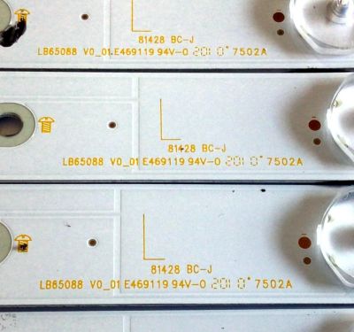 KIT DE LED'S PARA TV VIZIO (20 PIEZAS) NUMERO DE PARTE LB65088 / LB65088 V1_01 / LB65088 V0_01 / 210BZ06DR / 210BZ12DL  / PANEL TPT650UA-QVN07.U / MODELO M65Q8-H1 - Imagen 4