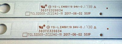 KIT DE LED'S PARA TV HKPRO (2 PIEZAS) NUMERO DE PARTE 303TC320034 / TCL32D05-ZC22AG-11 / TC320M05 / 4C-LB320T-ZC2C / PANEL LVW320CSDX E26 V31 / MODELO HKP32F18 - Imagen 3