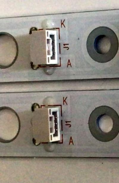 KIT DE LED'S PARA TV HKPRO (2 PIEZAS) NUMERO DE PARTE 303TC320034 / TCL32D05-ZC22AG-11 / TC320M05 / 4C-LB320T-ZC2C / PANEL LVW320CSDX E26 V31 / MODELO HKP32F18 - Imagen 4