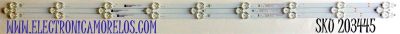 KIT DE LEDS ORIGINAL PARA TV ONN 3 PIEZAS / NUMERO DE PARTE LED50D09A-ZC62AG-02 / 30350009207 / LED50D09A-ZC62AG-02A / 30350009207A / LED50D09A-ZC62AG-02D / 30350009207D / PANEL V500DJ7-QE1 / MODELOS 100012585 / 100097811 / E4AA50R / RTRU5027-B-US