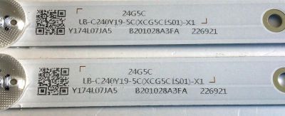 KIT DE LED'S PARA TV ONN (2 PIEZAS) NUMERO DE PARTE ZG24G5C3030040293F / CRH-ZG24G5C3030040293FREV1.0 / LB-C240Y19-5C(XCG5CLS01)-X1 / Y174L07JA5 / B201028A3FA / 226921 / 24G5C / PANEL C240Y19-D6 / MODELO 10012590 - Imagen 3