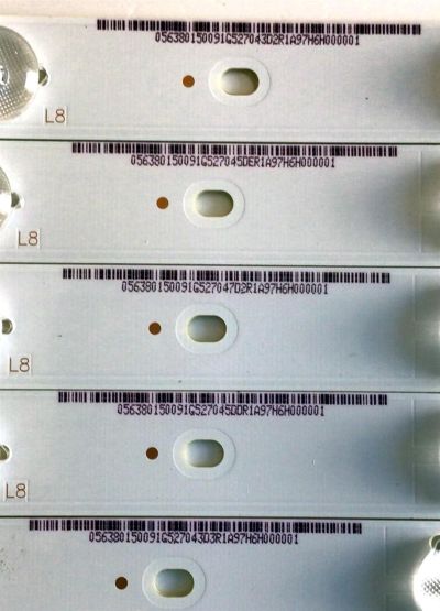 KIT DE LED'S PARA TV VIZIO (10 PIEZAS) NUMERO DE PARTE RF-DZ400E32-0501 / RF-DZ400E32-0501L-01 / RF-DZ400E32-0501R-01 / 056380150091 / MODELOS E40-C2 / E40-C2  LWZQSFCR - Imagen 5